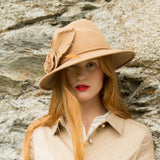 Elizabeth The Marvelous Mrs. Maisel Women's Adults' Ladies Retro Vintage Kentucky Derby Hat Hat Blue Light Camel Flower Headwear Lolita Accessories