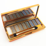 9 Colors Eyeshadow palette diamond bright shining colorful makeup eye shadow flash glitter makeup set