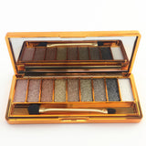 9 Colors Eyeshadow palette diamond bright shining colorful makeup eye shadow flash glitter makeup set