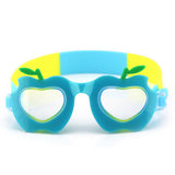 Swimming Goggles Waterproof Anti-Fog Adjustable Size One Size Silica Gel PC Greens Reds Pink Transparent