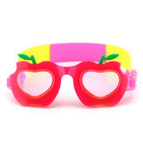 Swimming Goggles Waterproof Anti-Fog Adjustable Size One Size Silica Gel PC Greens Reds Pink Transparent
