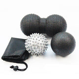 Peanut Mobility Ball & Lacrosse Ball Set 3" (7.5 cm) 3 1/8" (8 cm) Diameter EPP Eases pain Massage Yoga Exercise & Fitness Relaxing For