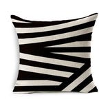 1 pcs Cotton / Linen Pillow Cover Pillow Case, Geometric Pattern Novelty Fashion Geometric Vintage Casual 1