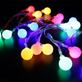 BRELONG 1 LED String String Holiday Party Waterproof Decorative Light String RGB European Standard White Ball