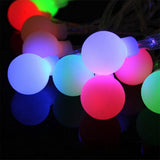 BRELONG 1 LED String String Holiday Party Waterproof Decorative Light String RGB European Standard White Ball