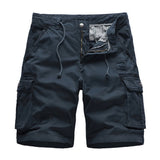 Men's Basic Shorts Pants - Solid Colored Black Camel Army Green 34 36 38