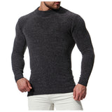 Men's Solid Colored Cardigan Black / Dark Gray / Light Brown L / XL / XXL