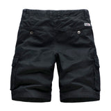 Men's Basic Shorts Pants - Solid Colored Black Camel Army Green 34 36 38