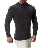 Men's Solid Colored Cardigan Black / Dark Gray / Light Brown L / XL / XXL