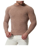 Men's Solid Colored Cardigan Black / Dark Gray / Light Brown L / XL / XXL