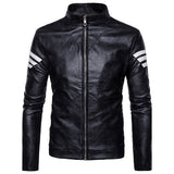 Men's Daily Street chic Winter Regular Jacket, Color Block Stand Long Sleeve Polyester Brown / Black