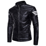 Men's Daily Street chic Winter Regular Jacket, Color Block Stand Long Sleeve Polyester Brown / Black