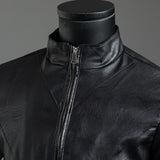 Men's Daily Street chic Winter Regular Jacket, Color Block Stand Long Sleeve Polyester Brown / Black