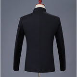 Men's Blazer Stand Polyester White / Black XL / XXL / XXXL