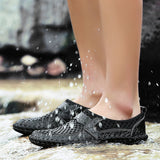 Men's Leather Shoes Leather / Mesh Summer / Spring & Summer Vintage / Casual Loafers & Slip-Ons Non-slipping Brown / Army Green / Blue
