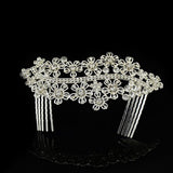 Rhinestone / Alloy Hair Combs with 1 Wedding Headpiece