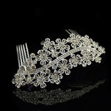 Rhinestone / Alloy Hair Combs with 1 Wedding Headpiece