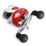 Super Casting Low Profile Baitcasting Fishing Reel Red