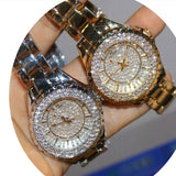 Women's Luxury Watches Wrist Watch Diamond Watch Japanese Quartz Stainless Steel Silver / Gold 30 m Casual Watch Analog Ladies Charm Bling Bling - Gold Silver
