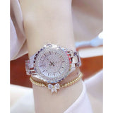 Women's Luxury Watches Wrist Watch Diamond Watch Japanese Quartz Stainless Steel Silver / Gold 30 m Casual Watch Analog Ladies Charm Bling Bling - Gold Silver
