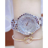 Women's Luxury Watches Wrist Watch Diamond Watch Japanese Quartz Stainless Steel Silver / Gold 30 m Casual Watch Analog Ladies Charm Bling Bling - Gold Silver