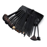 make up for you 32pcs pony hair makeup brushes set professional limit bacteria black foundation powde blush shadow brow lash lip brush