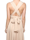 A-Line V Neck Asymmetrical Chiffon / Jersey Bridesmaid Dress with Sash / Ribbon / Pleats by LAN TING BRIDE® / Convertible Dress