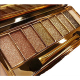 9 Colors Eyeshadow palette diamond bright shining colorful makeup eye shadow flash glitter makeup set