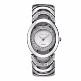Women's Bracelet Watch Wrist Watch Diamond Watch Quartz Silver / Gold Imitation Diamond Analog Ladies Charm Sparkle Vintage Casual - Silver Rose Gold Gold / White Two Years Battery Life