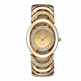 Women's Bracelet Watch Wrist Watch Diamond Watch Quartz Silver / Gold Imitation Diamond Analog Ladies Charm Sparkle Vintage Casual - Silver Rose Gold Gold / White Two Years Battery Life