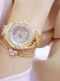 Women's Luxury Watches Wrist Watch Diamond Watch Japanese Quartz Stainless Steel Silver / Gold 30 m Casual Watch Analog Ladies Charm Bling Bling - Gold Silver