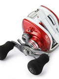 Super Casting Low Profile Baitcasting Fishing Reel Red
