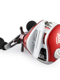 Super Casting Low Profile Baitcasting Fishing Reel Red