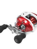 Super Casting Low Profile Baitcasting Fishing Reel Red