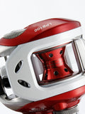 Super Casting Low Profile Baitcasting Fishing Reel Red