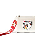 Women's Zipper PU(Polyurethane) / PU Wallet Character Black / Red / Milky White