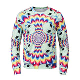 Men's Casual / Halloween Sweatshirt - 3D / Character / Skull White US32 / UK32 / EU40