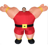 WRESTLER COSPLAY COSTUME HALLOWEEN PROPS MASQUERADE MEN'S WOMEN'S MOVIE COSPLAY RED LEOTARD / ONESIE AIR BLOWER CHRISTMAS HALLOWEEN CARNIVAL POLYESTER