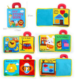 3D Soft Cloth Animals&Vehicle Montessori Baby Toys