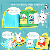 3D Soft Cloth Animals&Vehicle Montessori Baby Toys