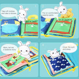 3D Soft Cloth Animals&Vehicle Montessori Baby Toys