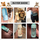 Portable Pet Dog Water Bottle Drinking Bowls