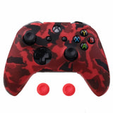 For Xbox One X S Controller Gamepad Camo Silicone Cover Rubber Skin Grip Case Protective
