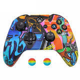For Xbox One X S Controller Gamepad Camo Silicone Cover Rubber Skin Grip Case Protective