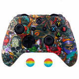 For Xbox One X S Controller Gamepad Camo Silicone Cover Rubber Skin Grip Case Protective