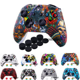 For Xbox One X S Controller Gamepad Camo Silicone Cover Rubber Skin Grip Case Protective
