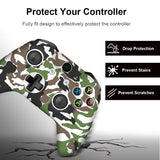 For Xbox One X S Controller Gamepad Camo Silicone Cover Rubber Skin Grip Case Protective