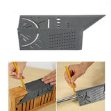 3D Angle Measuring Square Woodworking Scribe Measuring Ruler Measure Tool
