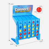 Bouncing Linking Shots Connect 4 Game 1 Set Board Game Entertainment Educational Puzzle Toys