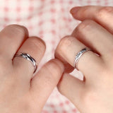 NEHZY 925 Sterling silver woman New Lady fashion opening wave of high-quality crystal stone jewelry vintage ring
